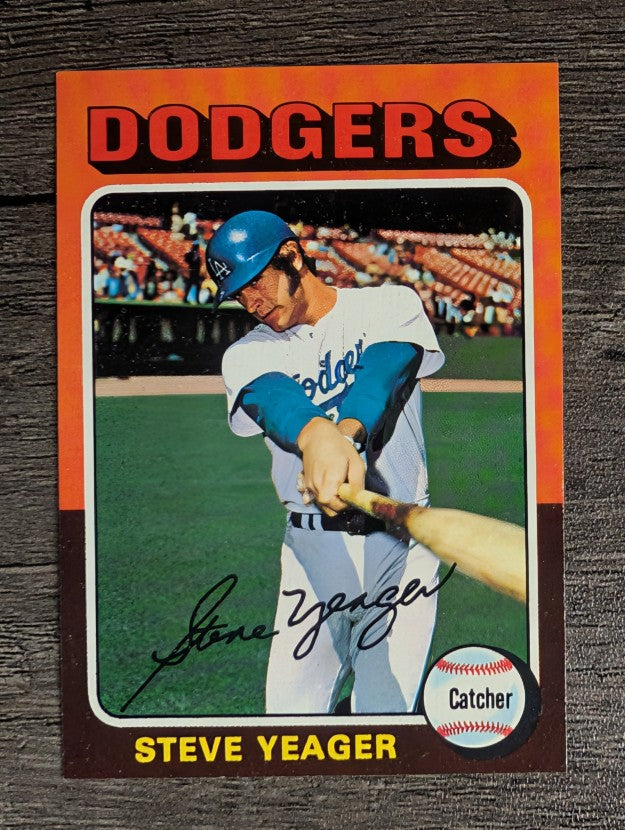 1975 Topps Mini #376 Steve Yeager (NM)