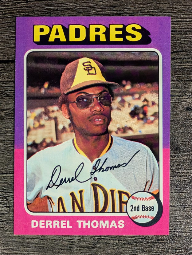 1975 Topps Mini #378 Derrel Thomas (NM)