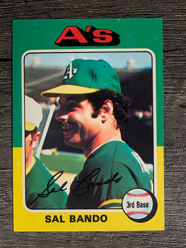 1975 Topps Mini #380 Sal Bando (NM)