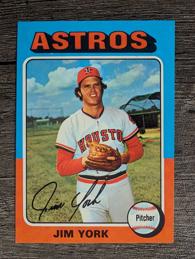 1975 Topps Mini #383 Jim York (NM)