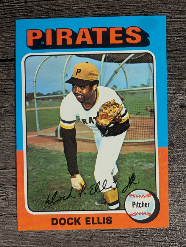 1975 Topps Mini #385 Dock Ellis (NM)