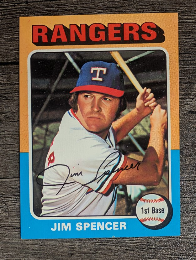 1975 Topps Mini #387 Jim Spencer (NM)