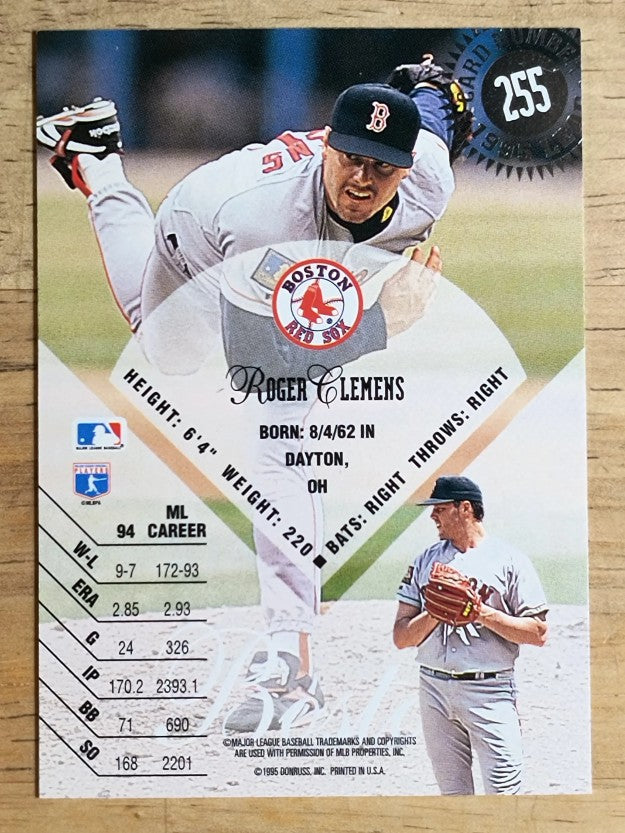 1995 Leaf #255 Roger Clemens