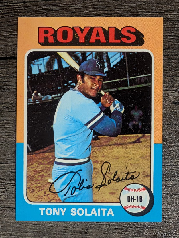 1975 Topps Mini #389 Tony Solaita RC (EXMT)