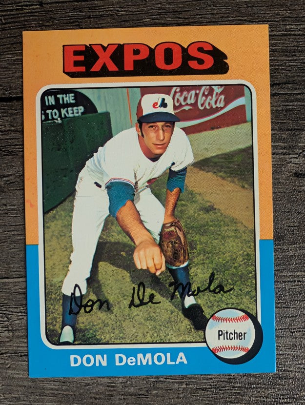 1975 Topps Mini #391 Don DeMola RC (NMMT)