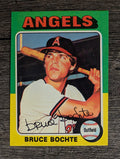 1975 Topps Mini #392 Bruce Bochte RC (EX)