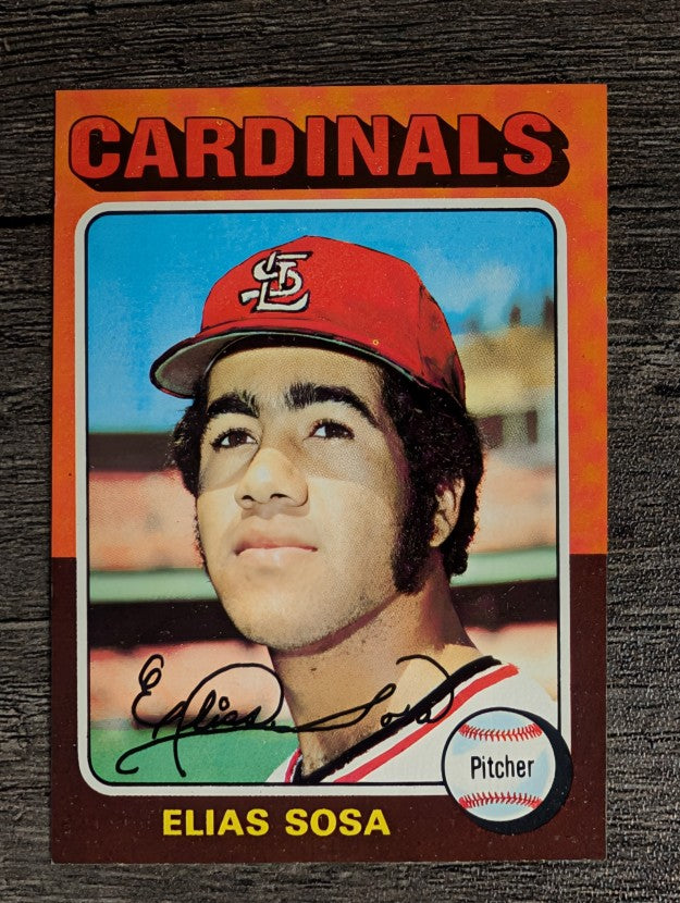 1975 Topps Mini #398 Elias Sosa (EXMT)