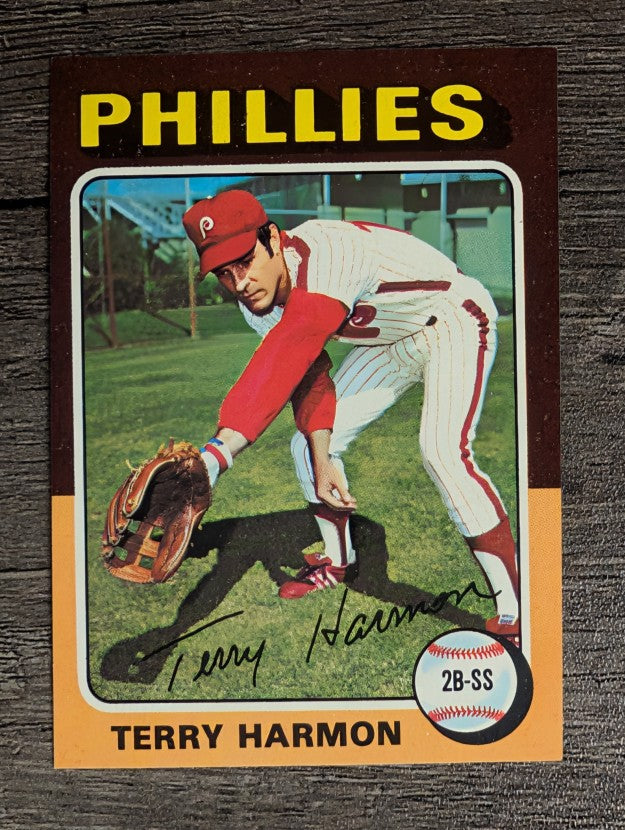 1975 Topps Mini #399 Terry Harmon (EXMT)