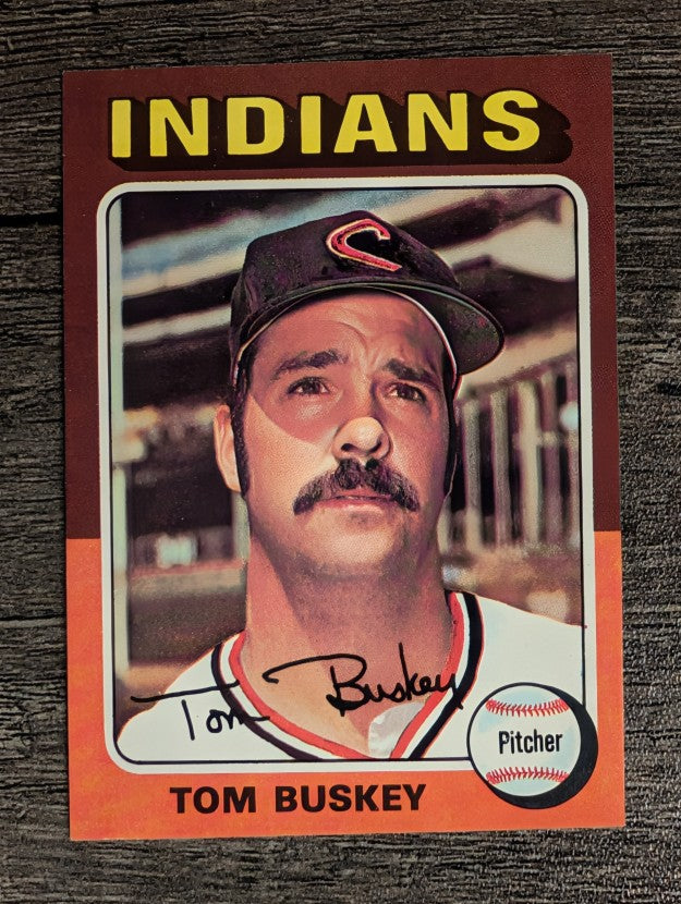 1975 Topps Mini #403 Tom Buskey RC (NM)