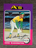 1975 Topps Mini #407 Herb Washington RC (EXMT)