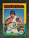 1975 Topps Mini #408 Clyde Wright (EXMT)