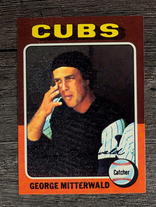 1975 Topps Mini #411 George Mitterwald (EX)