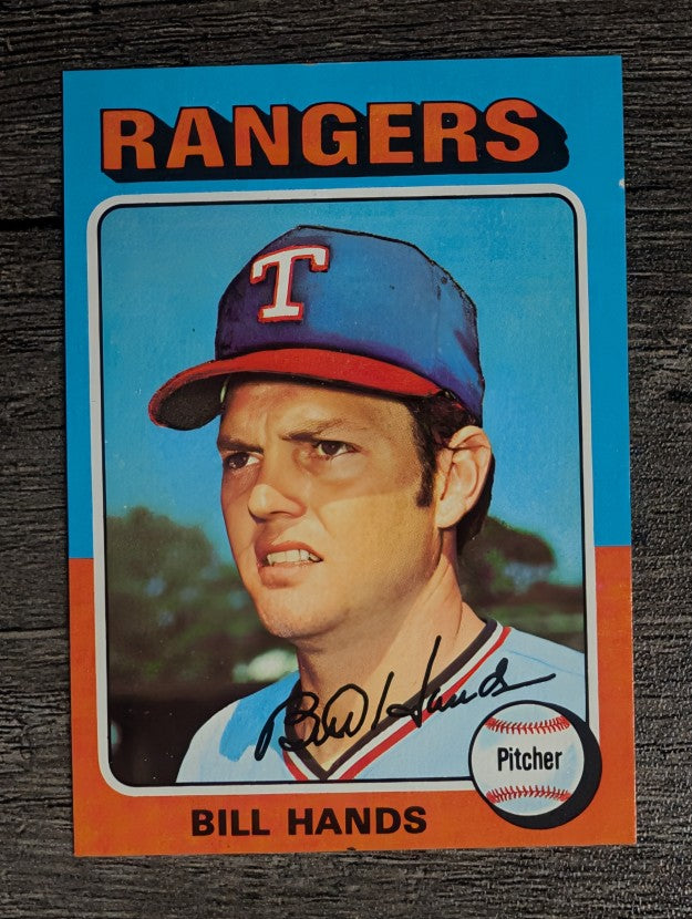1975 Topps Mini #412 Bill Hands (NM)
