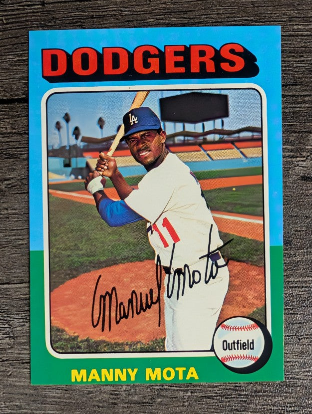 1975 Topps Mini #414 Manny Mota (EXMT)