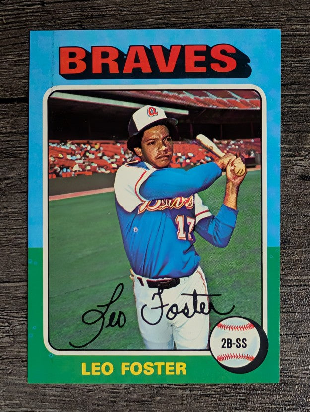 1975 Topps Mini #418 Leo Foster (NM)