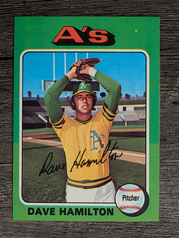 1975 Topps Mini #428 Dave Hamilton (NM)