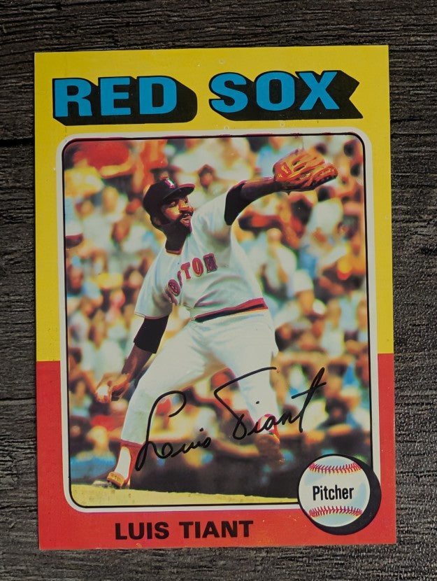 1975 Topps Mini #430 Luis Tiant (NM)