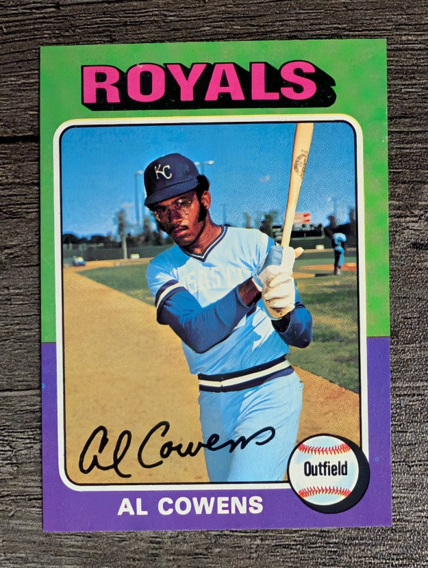 1975 Topps Mini #437 Al Cowens RC (EXMT)