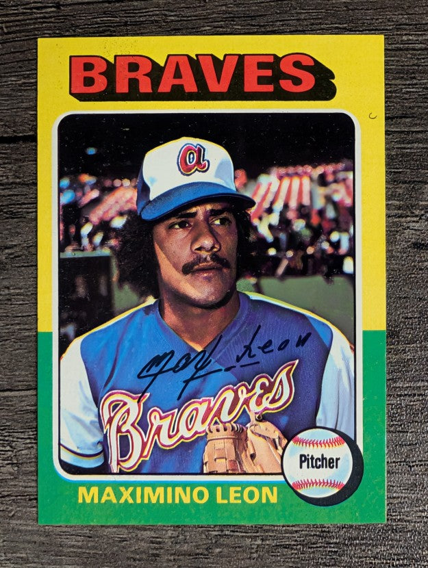 1975 Topps Mini #442 Maximino Leon RC (NM)