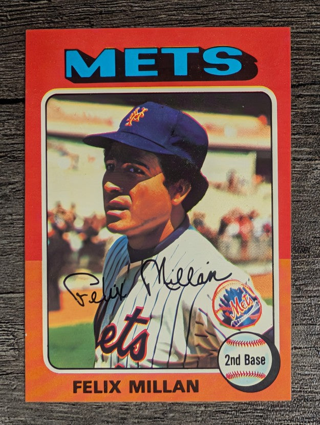 1975 Topps Mini #445 Felix Millan (NM)