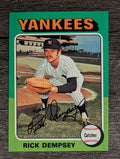 1975 Topps Mini #451 Rick Dempsey (NMMT)