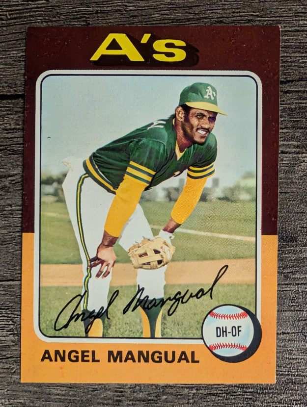 1975 Topps Mini #452 Angel Mangual (NM)