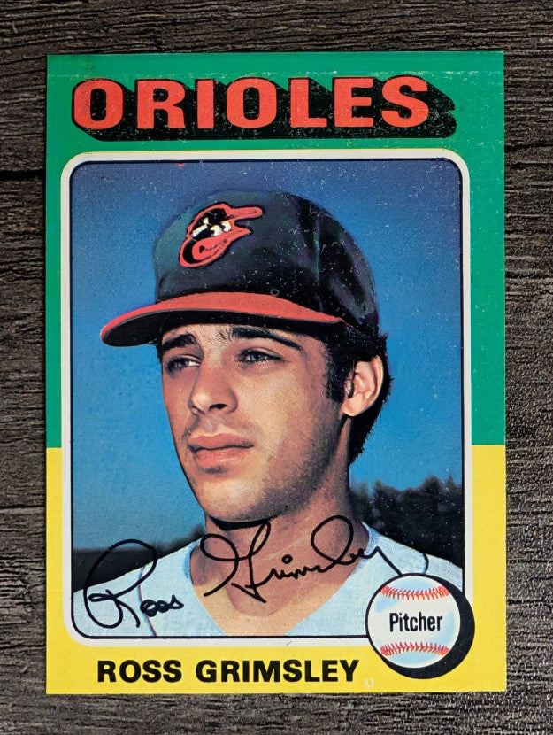 1975 Topps Mini #458 Ross Grimsley (EXMT)