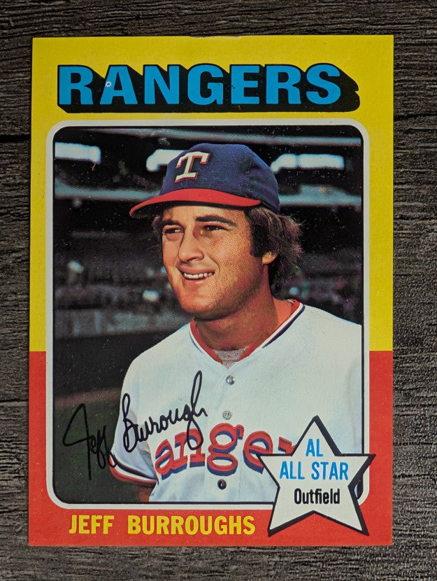 1975 Topps Mini #470 Jeff Burroughs (EX)