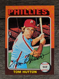 1975 Topps Mini #477 Tom Hutton (EXMT)