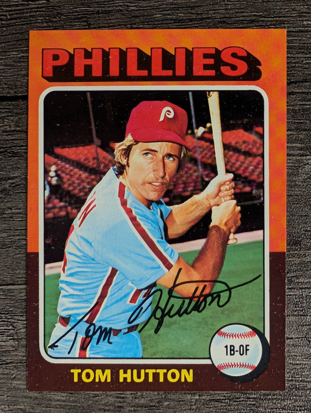 1975 Topps Mini #477 Tom Hutton (EXMT)