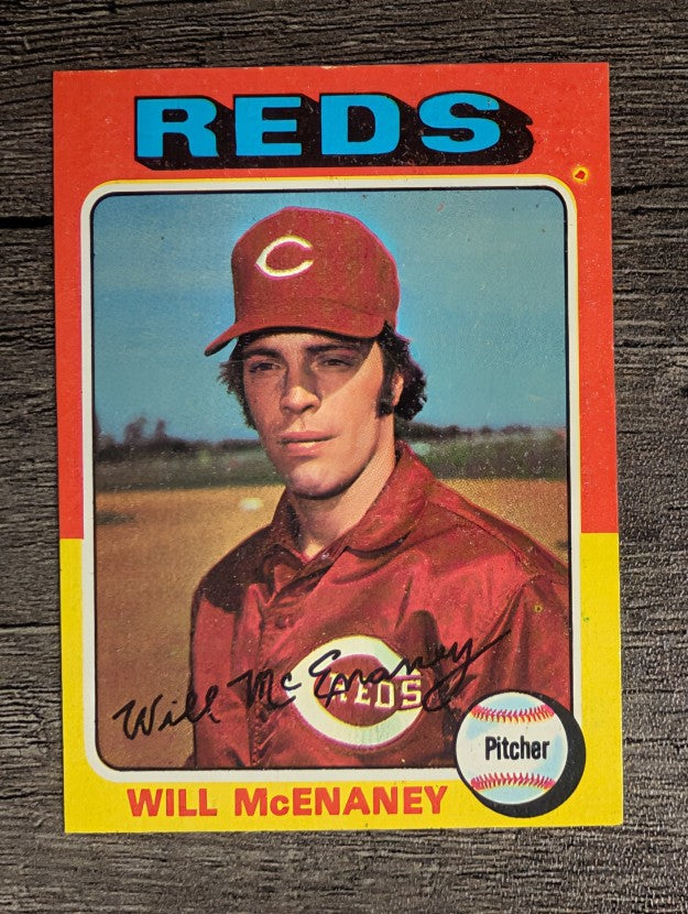 1975 Topps Mini #481 Will McEnaney RC (FACTORY SHORT)