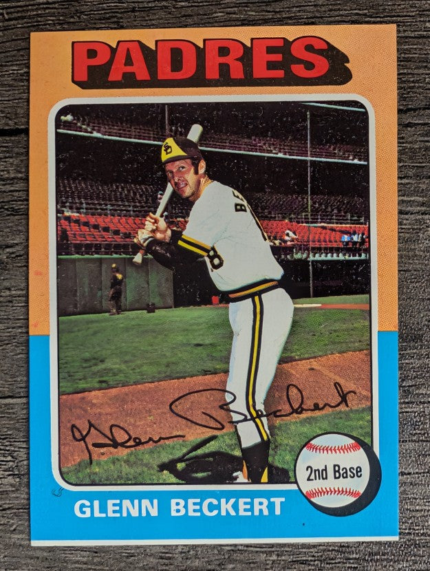1975 Topps Mini #484 Glenn Beckert (EXMT)