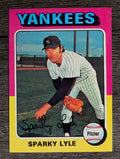 1975 Topps Mini #485 Sparky Lyle (MINT)