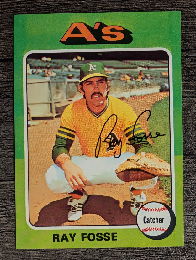 1975 Topps Mini #486 Ray Fosse (NM)