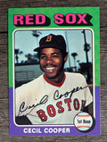 1975 Topps Mini #489 Cecil Cooper (NM)