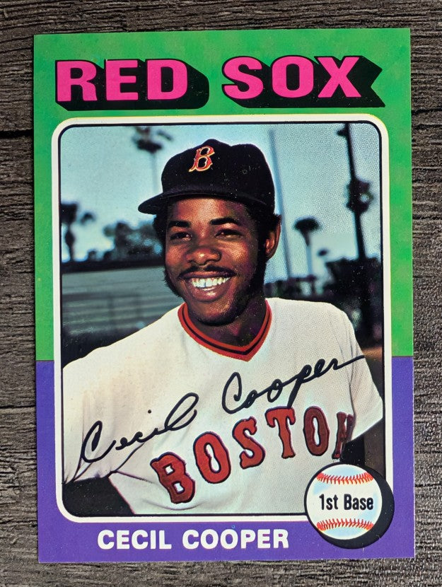 1975 Topps Mini #489 Cecil Cooper (NM)