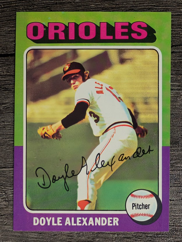 1975 Topps Mini #491 Doyle Alexander (NM)