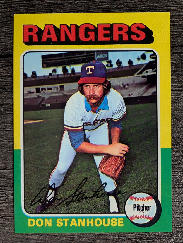 1975 Topps Mini #493 Don Stanhouse (NM)