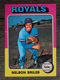 1975 Topps Mini #495 Nelson Briles (EX)