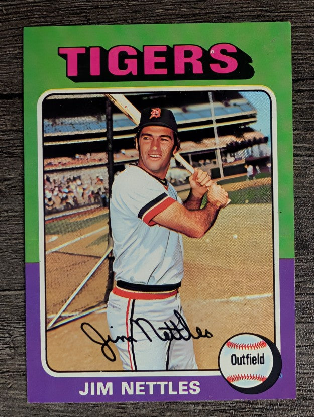 1975 Topps Mini #497 Jim Nettles (EX)