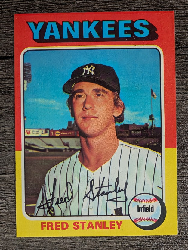 1975 Topps Mini #503 Fred Stanley (VGEX)
