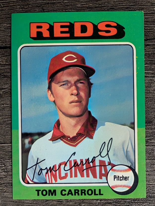 1975 Topps Mini #507 Tom Carroll RC (EX)