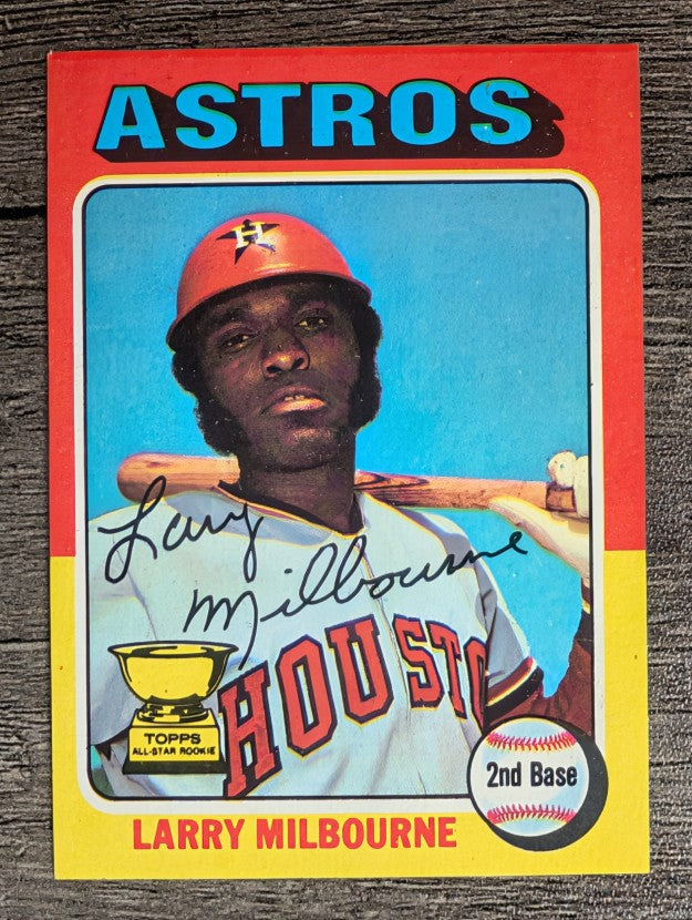 1975 Topps Mini #512 Larry Milbourne RC (EX)