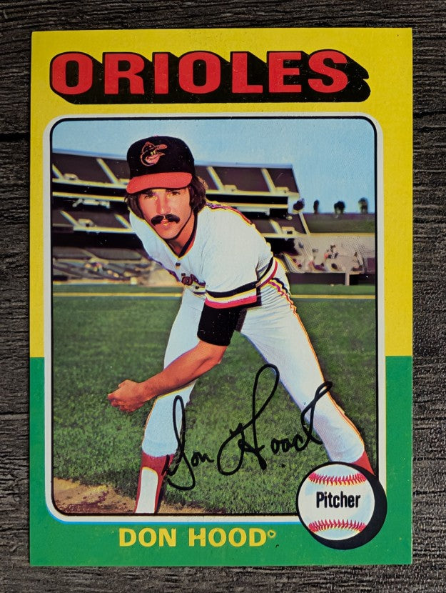 1975 Topps Mini #516 Don Hood (EXMT)