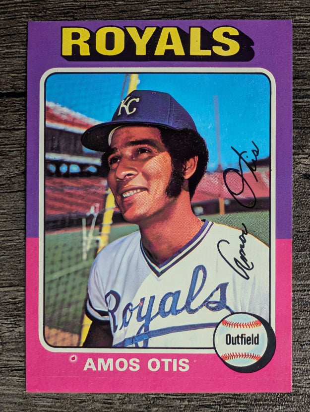 1975 Topps Mini #520 Amos Otis (EXMT)