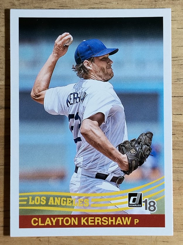 2018 Donruss #244 Clayton Kershaw RETRO