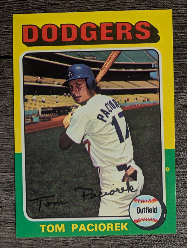 1975 Topps Mini #523 Tom Paciorek (EXMT)
