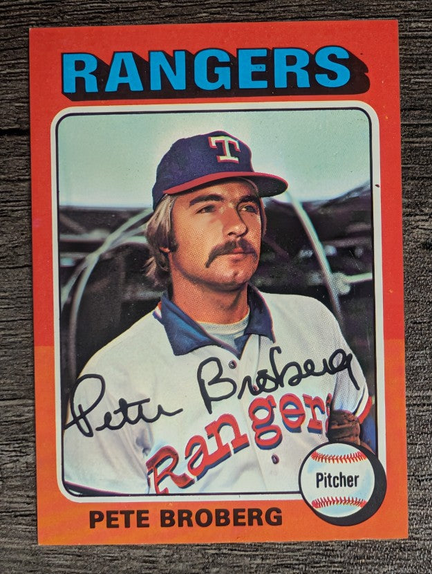 1975 Topps Mini #542 Pete Broberg (NM)