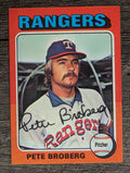 1975 Topps Mini #542 Pete Broberg (NM)