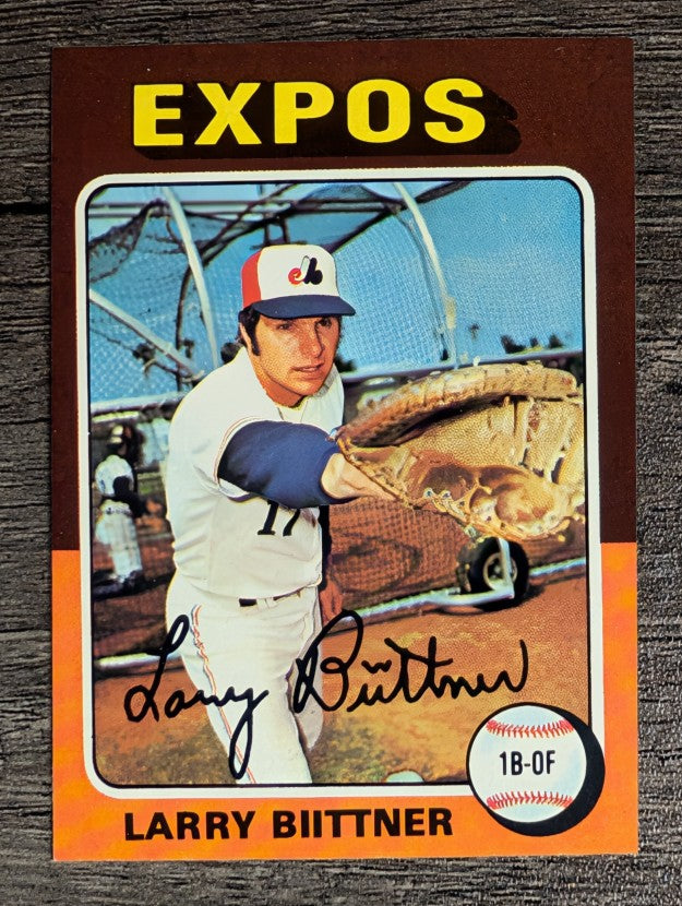 1975 Topps Mini #543 Larry Biittner (EXMT)